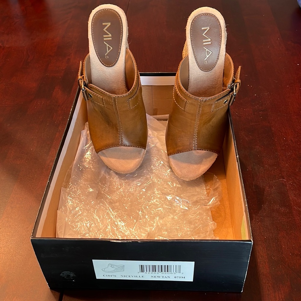 OPEN TOE WEDGE SHOES